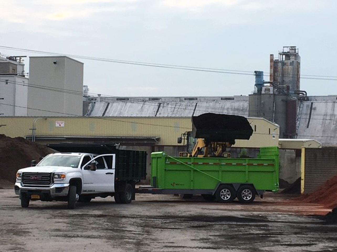 green truck